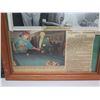 Image 8 : Qty 2 Minnesota Fats Framed Photos w/ Newspaper Clippings, 1 Signed