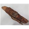 Image 8 : Qty 3 Carved Wooden Wall Hangings:  Heads & Faces, Some Signed, Approx. 16"L