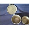 Image 8 : Metal Apothecary Nesting Weights w/ Lid & Maker's Mark 2"Dia.
