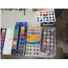 Image 2 : Multiple Watercolor Paints & Brushes, Canvas Panels, Prismacolor Kneaded Rubber, etc