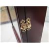 Image 3 : Qty 3 Wooden Display Cases: Square 14"x3"x17"H & 2 Triangle Shaped 19"x4"x19"H