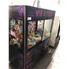 Image 1 : PROP LOT OF MOBILE COIN/BILL OPERATED CLAW MACHINE WITH ASSORTED PLUSHY PRIZES (WORKING)