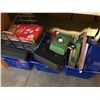 Image 2 : PROP LOT OF 6 BOXES OF ASSORTED OFFICE SUPPLIES, RAFFLE TICKETS AND CASH BOXES