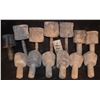 Image 1 : BLACK ADAM ANCIENT KAHNDAQ SLAVE MALLETS LOT OF 13 SUPER HERO