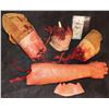 Image 1 : SEVERED SILICONE ARM WITH WITH GORE AND SEVERAL STUMPS