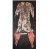 Image 2 : SANTA MUERTE PILOT BURNED FEMALE COSTUME WITH DRESS