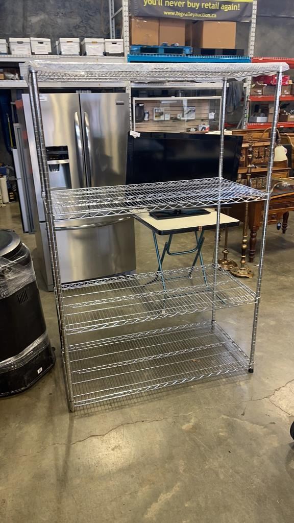 4 TIER METRO RACK SHELVING UNIT 2FT X 4FT