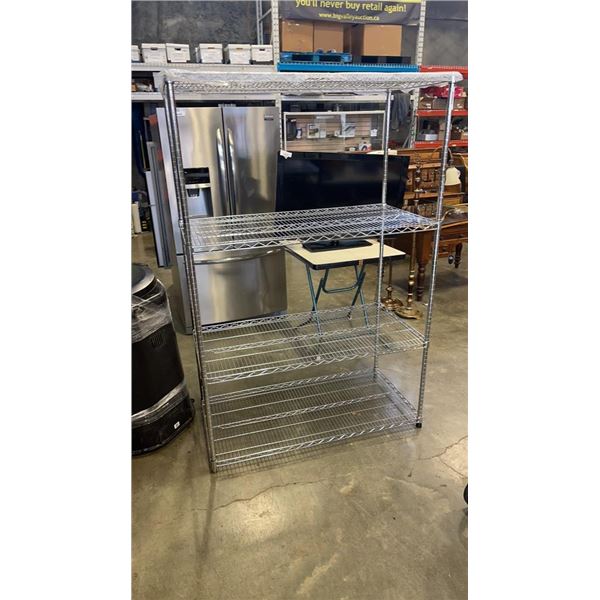 4 TIER METRO RACK SHELVING UNIT 2FT X 4FT