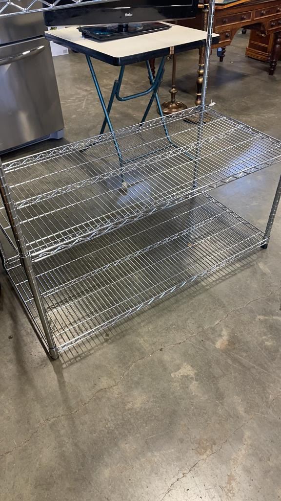 4 TIER METRO RACK SHELVING UNIT 2FT X 4FT