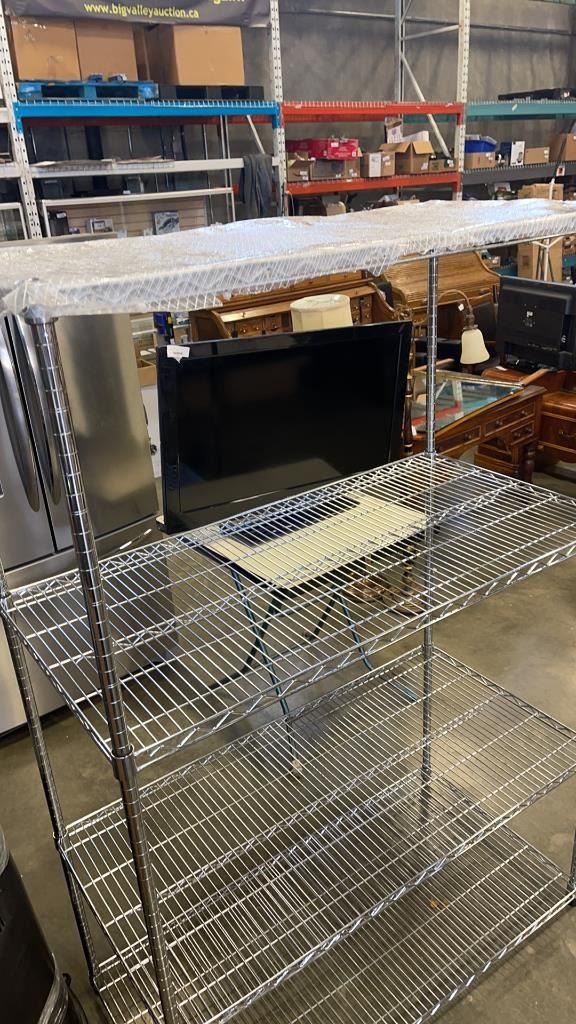 4 TIER METRO RACK SHELVING UNIT 2FT X 4FT