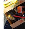 Image 2 : BOX AND CRATE OF SHOP SUPPLIES, WIRE CABLE HOIST, HARDWARE