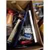 Image 3 : BOX OF HAND TOOLS, AND SHOP SUPPLIES SOME NEW