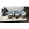 Image 1 : 3 GALVANIZED PAILS AND MIRROR