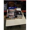 Image 1 : 2 TRAYS OF DVDS AND VIDEOGAMES