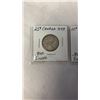 Image 3 : 4 - 1949 CANADIAN COINS SILVER 25 CENT AND 10 CENT (.800) PLUS 5 CENT AND 1 CENT