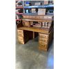 Image 1 : 1 VINTAGE ROLLER TOP OFFICE DESK