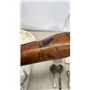 Image 8 : HAND PAINTED BIRCH BARK MOOSE CALL WITH COW BELL AND COLLECTIBLES