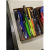 Image 2 : 2 BOXES OF KITCHEN KNIVES, MEASURING CUPS AND MORE