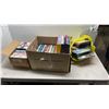 Image 1 : 2 BOXES AND BAG OF DVDS