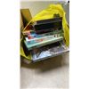 Image 8 : 2 BOXES AND BAG OF DVDS