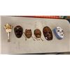 Image 1 : LOT OF DECORATIVE MASKS