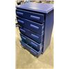 Image 2 : BLUE 5 DRAWER DRESSER