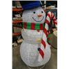 Image 2 : 7FT COLLAPSABLE SNOWMAN LAWN FIGURE NO LIGHTS