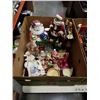Image 2 : 2 BOXES OF CHRISTMAS DECORATIONS, LIGHTS AND PORCELAIN CHRISTMAS FIGURES