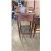 Image 2 : VINTAGE CHAIR, MILKING STOOL AND 1 DRAWER STAND