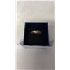 Image 2 : NEW LADIES ROSE GOLD TONED 925 SILVER RING AND NECKLACE W/ GENUINE STONES