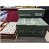 Image 5 : NEW MAHJONG SET AND 4 BOXES OF PROFESSIONAL DOMINO RACKS