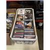 Image 2 : BOX OF DVDS AND CRATE OF CDS
