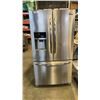 Image 1 : TESTED WORKING, 36" FRIGIDAIRE GALLERY STAINLESS FRENCH DOOR FRIDGE COUNTER DEPTH (27")