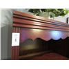 Image 2 : Mahogany Bookcase w/Silk Plant