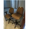 Image 1 : Tan And Grey Fabric Chairs (2)