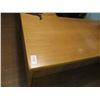 Image 2 : Oak Desk w/Return And Matching Credenza