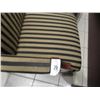 Image 2 : 2-Striped Pattern Fabric Armchairs - 2 X $