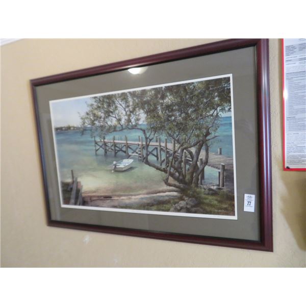 Framed Print  Keys Whaler  48  x 25  - Tripp Harrison