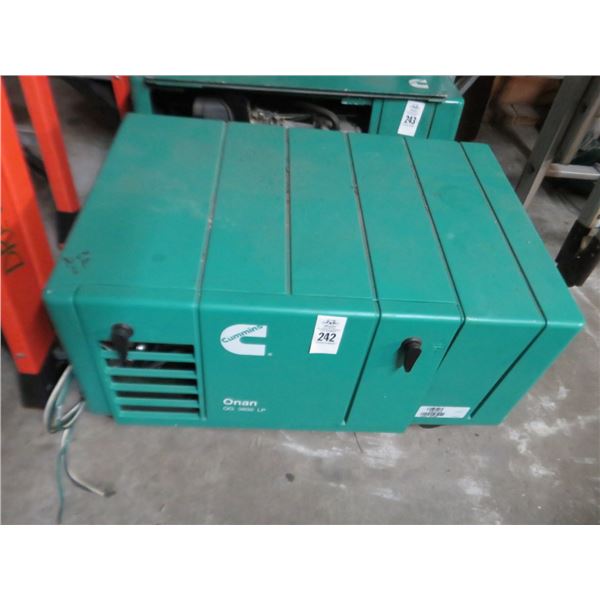 Cummins Onan QG 3600 LP Generator New Pulled from M/H
