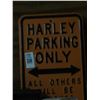 Image 1 : Harley Davidson Metal Parking Sign