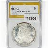Image 1 : 1883-CC Morgan Silver Dollar PGA MS66 PL