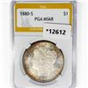 Image 1 : 1880-S Morgan Silver Dollar PGA MS68