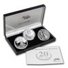 Image 1 : 2006-W 20th Ann American Eagle Silver 3 Coin Set