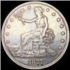 Image 1 : 1877 Silver Trade Dollar CLOSELY UNCIRCULATED