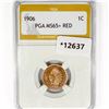 Image 1 : 1906 Indian Head Cent PGA MS65+ RED