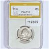 Image 1 : 1936 Wheat Quarter PGA F12 DDO