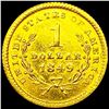 Image 2 : 1849 Rare Gold Dollar NICELY CIRCULATED