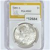 Image 1 : 1891-S Morgan Silver Dollar PGA MS62