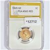 Image 1 : 1869/69 Indian Head Cent PGA MS65 RED