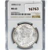 Image 1 : 1898-O Morgan Silver Dollar NGC MS63